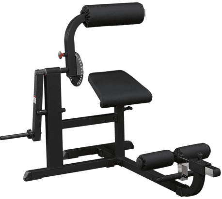 Black seated leg curl exercise machine for hamstring workouts.