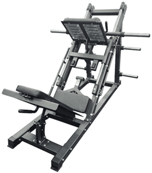 Leg press machine for lower body strength training.