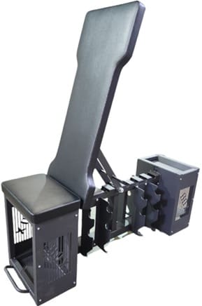 Expandable foldable wagon with multiple compartments and wheels.