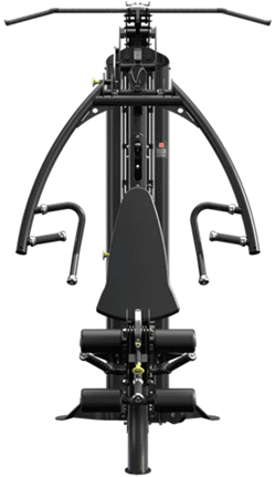 Home gym machine for strength training and muscle building.