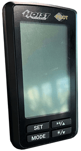 A frosted glass door with a black frame.