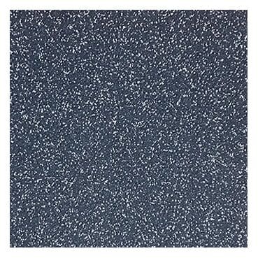 Textured dark gray gym flooring surface.