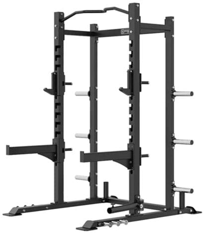 Heavy-duty squat rack for strength training